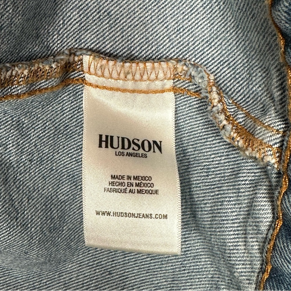 Hudson Jeans Trucker Jean‎ Jacket Cotton L/XL - Picture 10 of 16